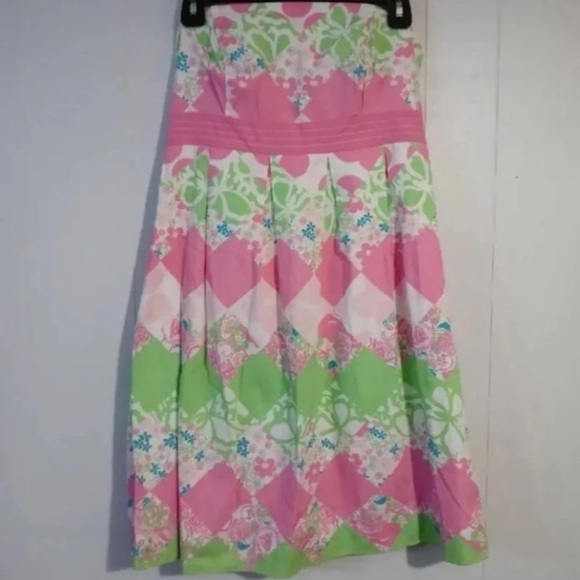 NWOT Lilly Pulitzer Strapless Mini Dress size 6 - Picture 1 of 8